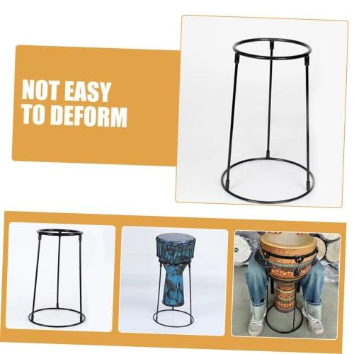 Vaguelly African Drum Stand, Practice Shelf, Drum Holder, Djembe Stand, Percussion Instrument Supplies, Drum Hardware Mount, Percussion Instrument Par