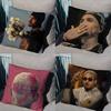 Residuals It Depends Chris Brown Pillow Case Antidustmite Pillowcase Invisible Zipper Silky Short Plush Sofa Cushion Cover
