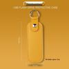 Portable Leather Keychain U Disk Case - Drop-Proof, Anti-Lost, Mini Storage Sleeve