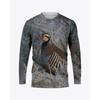 3D Print T Shirt Mens Camouflage Hunting Animals Quail O-Neck T-shirt Casual Long Sleeve Oversized Pullover Fashion Men Clothing