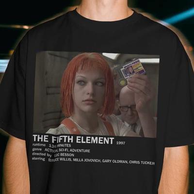 Comfort Colors The Fifth Element T-shirt - Leeloo Sci-Fi Film Tee