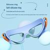 Children's Large Waterproof Anti-Fog HD Diving Goggles with Integrated Earplugs for Boys and Girls.