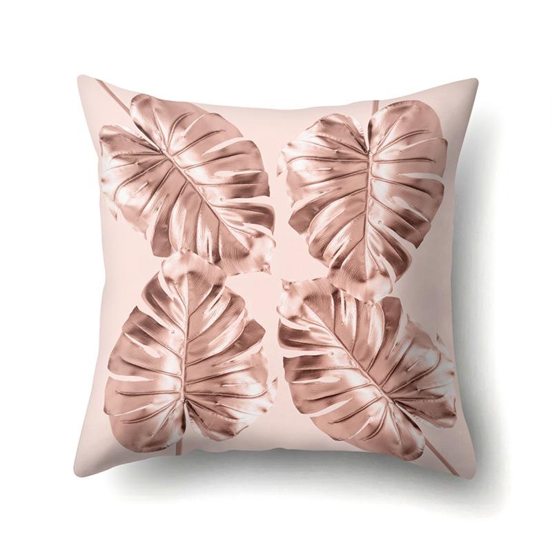 Polyester Pillow Case Automobile Decoration Home Print Pillow Case Automobile Sofa Waist Cushion Cover