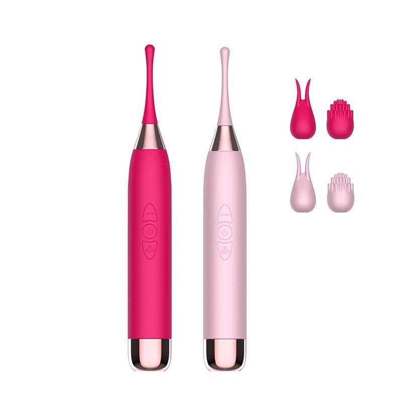 Private Desire Point Tide Pen Female High-frequency Double Head Vibration Tip Point Orgasm Stimulation Vibrator Masturbator