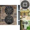 Vintage Wall Thermometer With Resin Frame For Garden And Living Room Decor