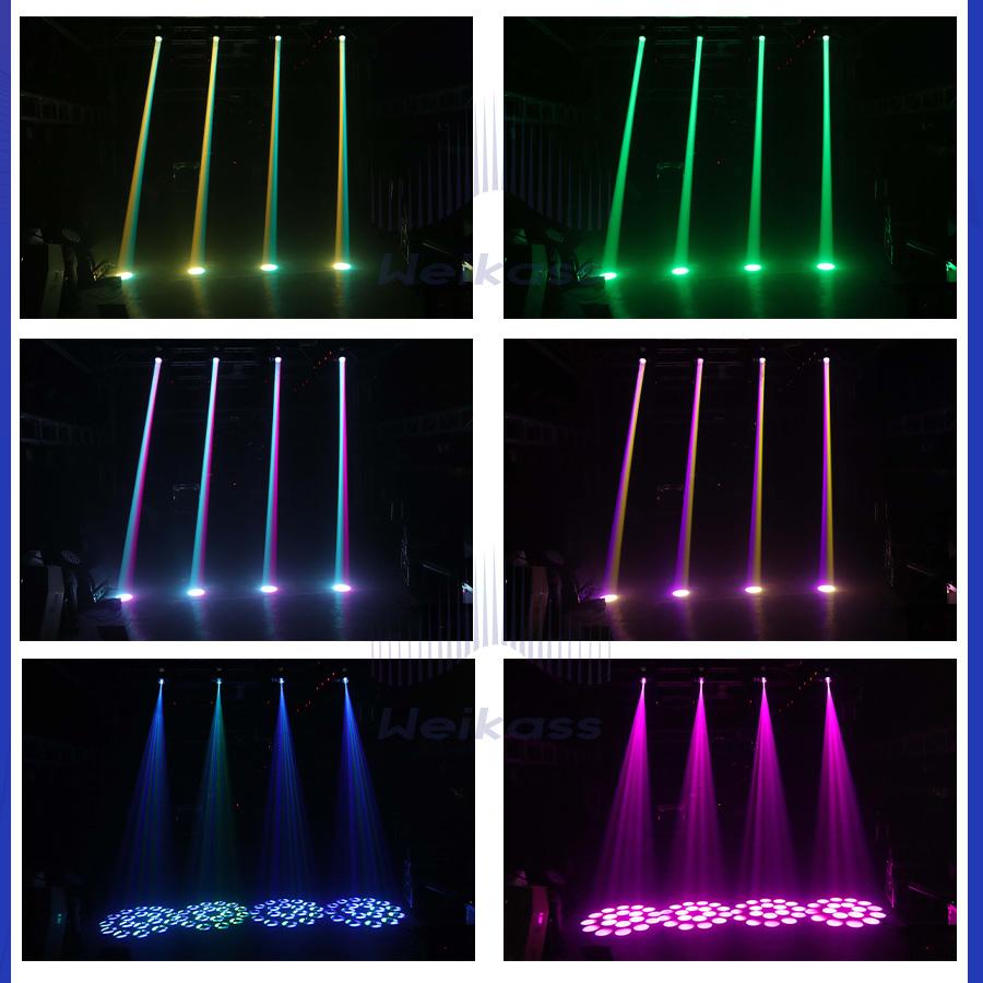 1-4Pcs 150W Beam Gobo Light 18Prism 8Gobo LED Spot Light Stage Effect Lighting DJ Disco Stage Moving Head Lights Stage
