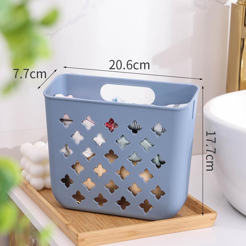 

Folding Bathroom Laundry Basket Wall-mounted Dirty Clothes Storage Basket Household Laundry Bag Laundry Bathroom Organizer