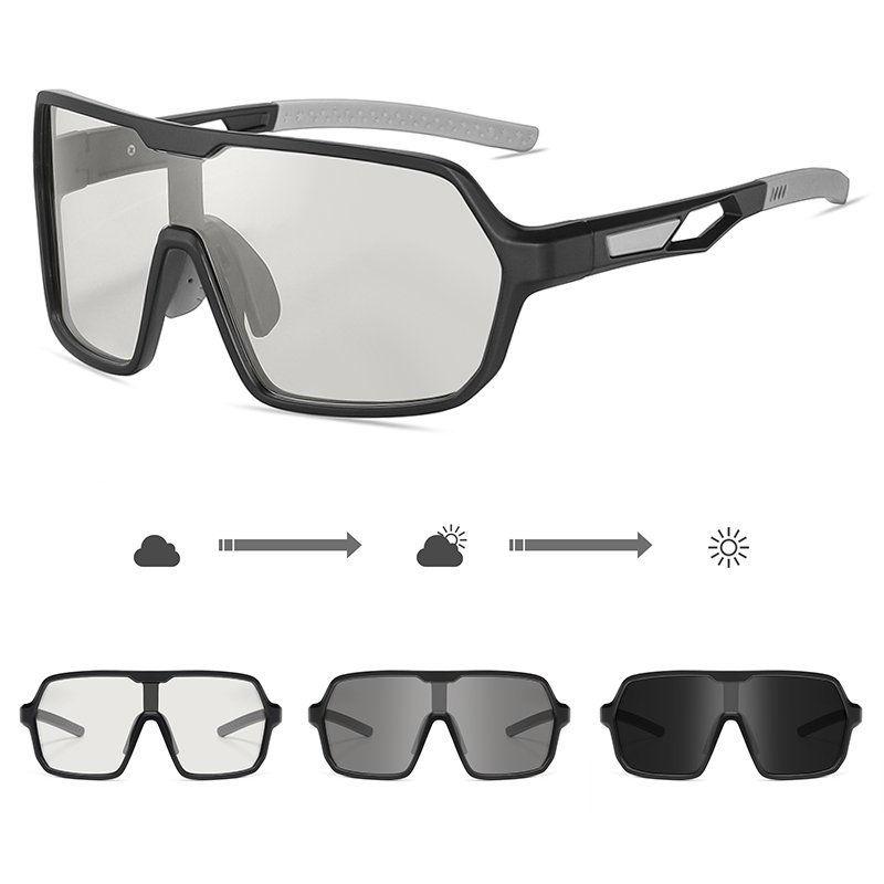 aoron PC Frame Photochromic Polarized Sunglasses for Men Women Sports Driving Fishing Glasses Outdoor Skiing Goggles