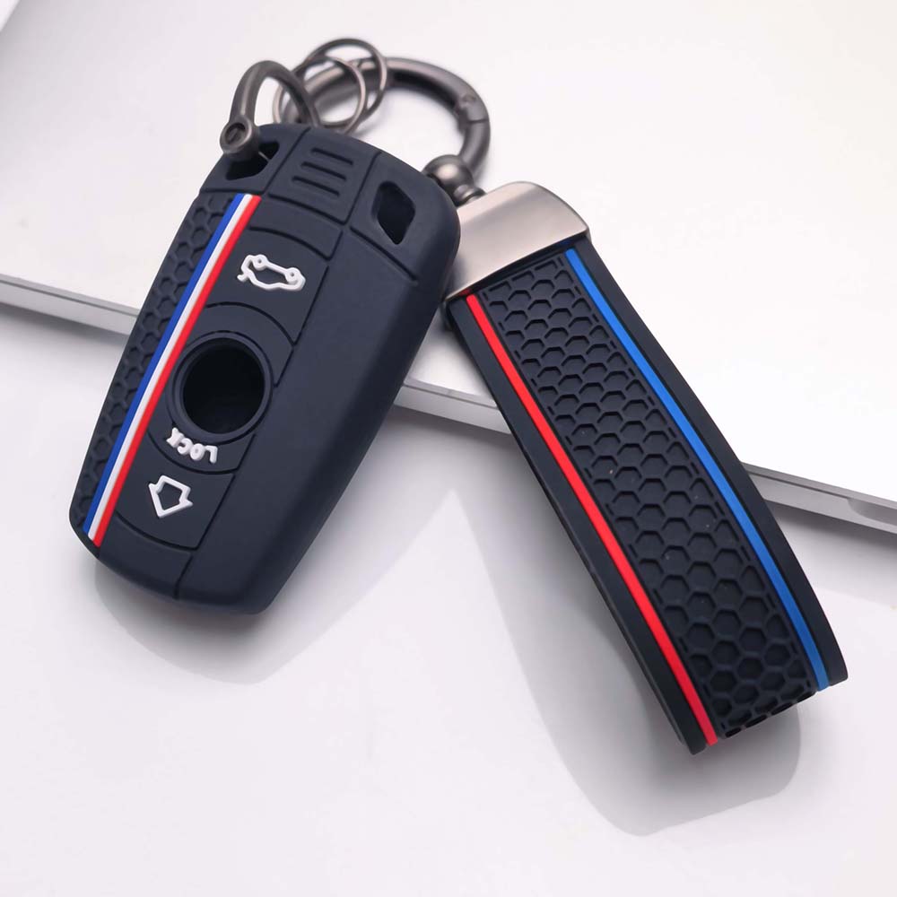 Key Cover for X7 bmw with Keychain Anti-Scratch Guard Shockproof Protection Soft Grip Texture Responsive Button Touch Dust Resistant Cover