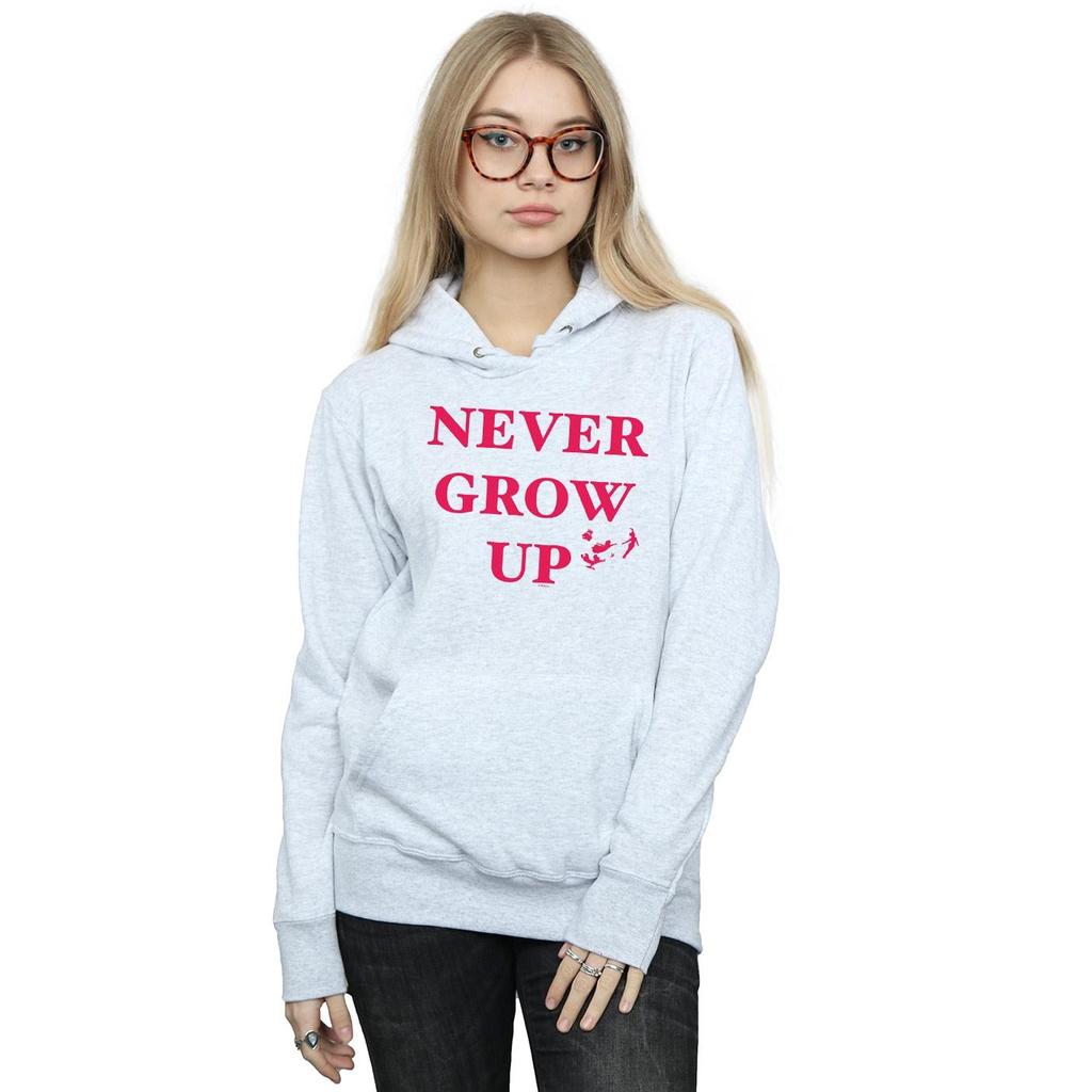 Disney Womens/Ladies Peter Pan Never Grow Up Hoodie