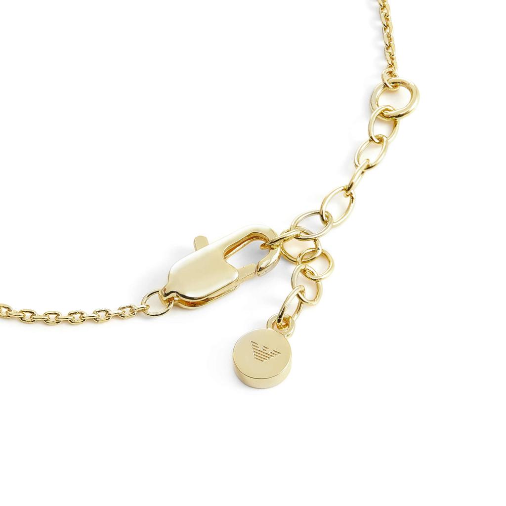 Emporio Armani Women's Gold-Tone Brass Station Bracelet, EGS3118710