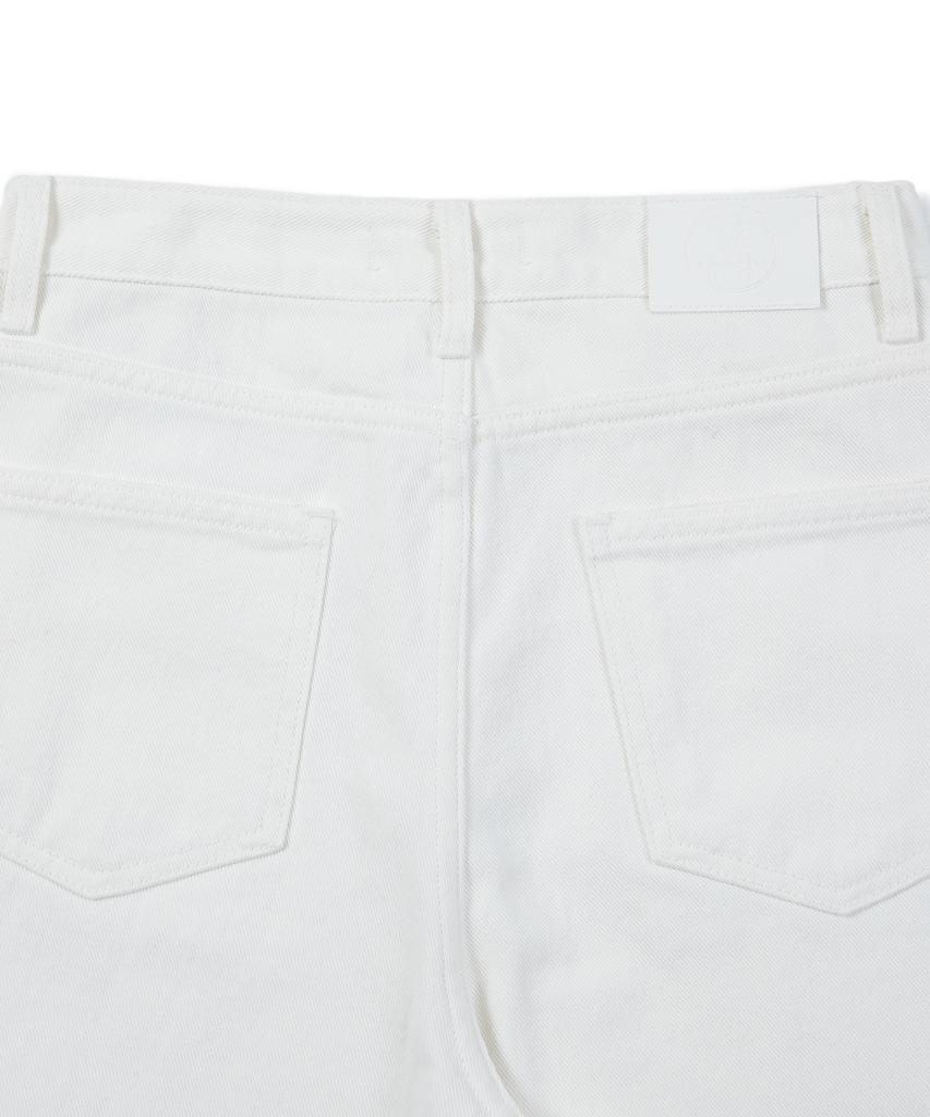 COTTON BELL Cotton Tapered Pants - White