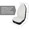 Bulopur Halloween Spider Web Print Front Seat Cover Sets 2 Pack, Car Universal Accessories Interior Decor for Men, Auto Front Seat Covers