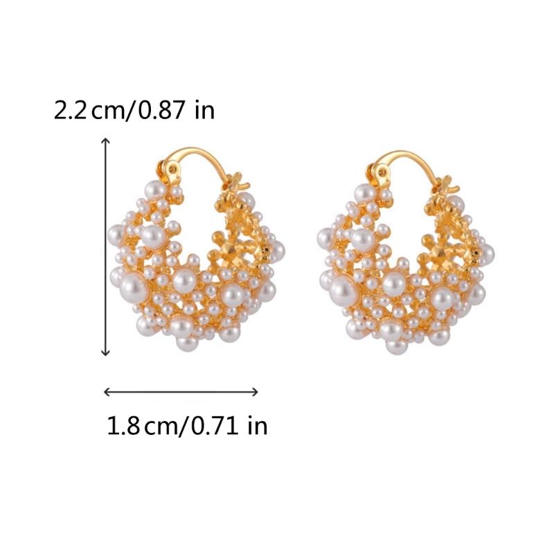 Ear Decorations Delicate Pearls Earrings Elegant Ear Buckles Stylish Ear Accessories Perfect Gift for Women Girls