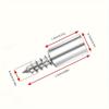 20pcs One Piece Self Tapping Screw Laminated Board Holder Cabinet Body Fixed Support Partition Board Particle Holder Nail Cabinet Glass