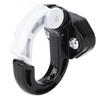 Motorcycle Front Claw    Luggage Helmet Bag Hook Alloy Steel Aluminum 12kg Load Bearing for Electric Scoot (Black White )