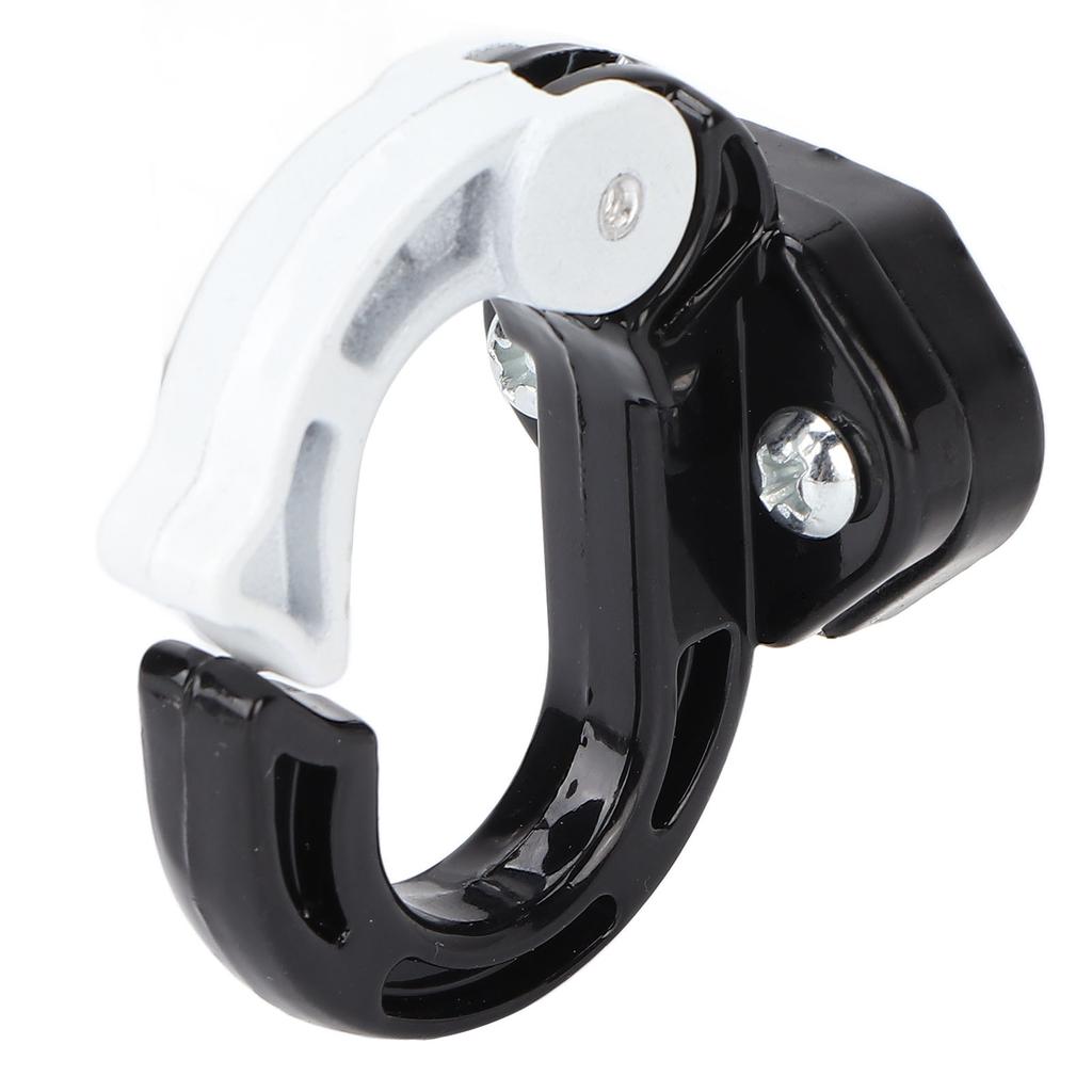 Motorcycle Front Claw    Luggage Helmet Bag Hook Alloy Steel Aluminum 12kg Load Bearing for Electric Scoot (Black White )
