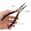 Immersion Handle Internal Snap Ring Pliers Rubber Handle Bent Nose Pliers Circlip Pliers  DIY
