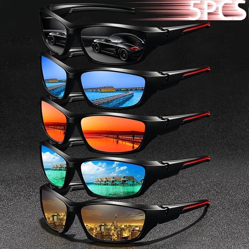 

5 PCS Fashionable Retro Men s and Women s Glasses Men s and Women s Glasses Sunshade Car Glasses Men s and Women s Glasses