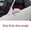 For HONDA CIVIC EK9 TYPE R 1996-2001 Car Sticker Rearview Side Mirror Cover Wing Cap Exterior Door Rear View Case Trim Carbon