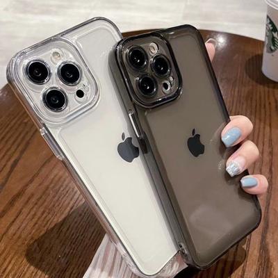 Průhledný vesmírný kryt Vhodný pro IPhone16pro Ochranný kryt Apple 17Air Kryt na mobilní telefon 15 Měkký kryt 14 Jednoduchý