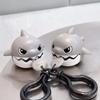 Pull Line Shark Keychain Pendant Keychain Simulation Removable Mouth Shark Abs Keychain Toy Anti-Stress Schoolbag Pendants