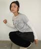 RONRON Layered Skirt Corduroy String Pants Black