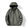 Lightweight Waterproof Windproof Outdoor Hiking Jacket Men Women Removable Hood Thin Softshell Sport Coat