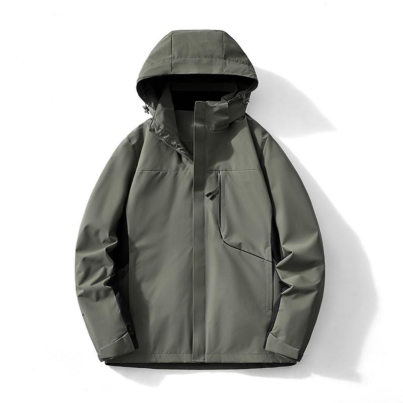 Lightweight Waterproof Windproof Outdoor Hiking Jacket Men Women Removable Hood Thin Softshell Sport Coat