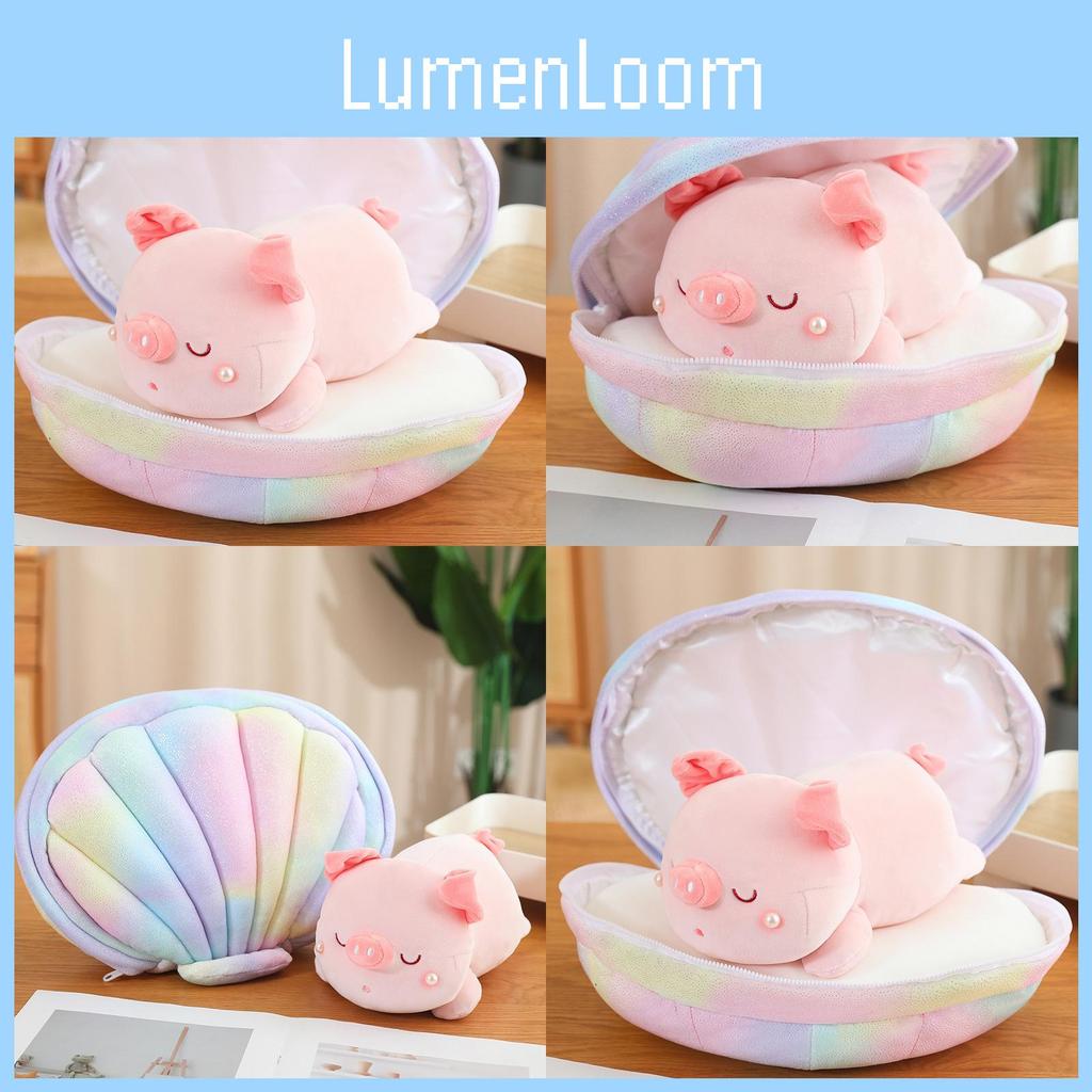 Adorable Plush Shell Pig Toy Soft And Colorful Pearl Pig For Girls Gift Cute Stuffed Animal