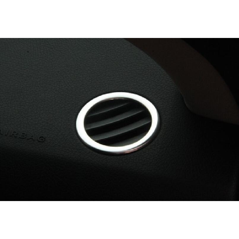 For Benz E-Class Silver Titanium Cover Trim 2009-2015 Dashboard Side Outlet Vent