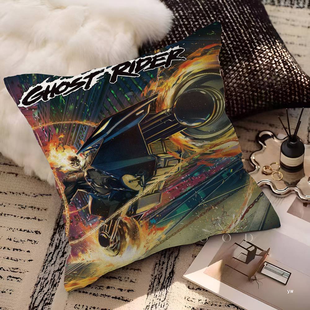 G-Ghost R-Rider Cushion Cover Decorative Pillow Sofa Home Decor case pillow cases 12x12Inch