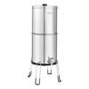 VEVOR Gravity-fed Water Filter System, 8.52L 304 Stainless-Steel Countertop Water Filtration System, Reduces Lead and Up To 99% of Chlorine