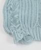 miette High Neck Distressed Fringe Knit REJR4038 Free Size Black Women's