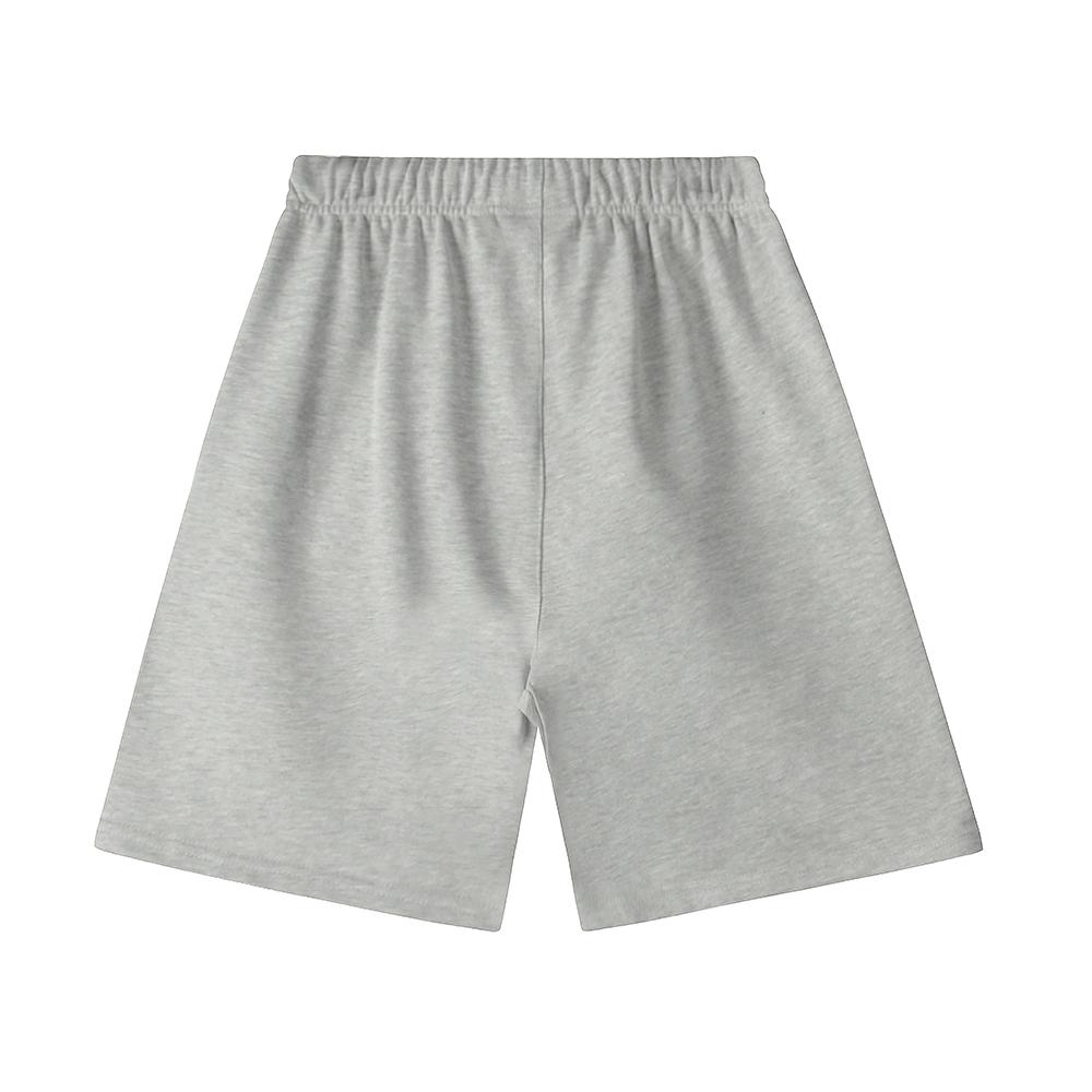 Fear of God Pantaloncini da ginnastica Essentials con stampa di lettere curve Unisex Oversize Cotone Coulisse Vita Elastica Streetwear Casual Sportivi Pantaloncini al Ginocchio