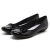 Sheepskin version~ Raspberry babe eggplant shoes women's bow single shoes women's shallow mouth flat ballet shoes