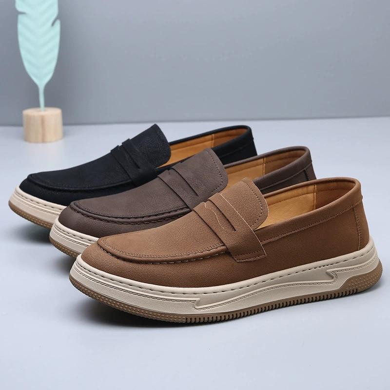 Men Loafers High Quality Leather Casual Shoes for Men Luxury Driving Comfortable Soft Flats Sneakers Handmade Men Moccasins