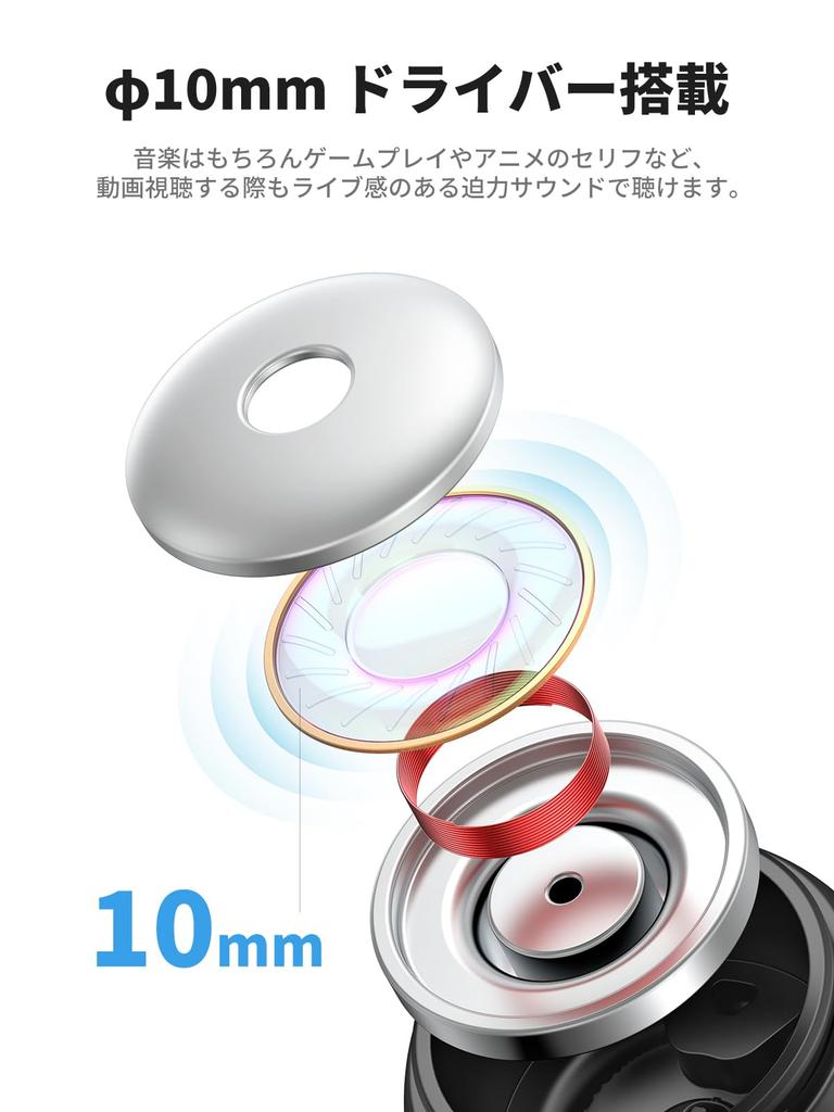 UGREEN Filaire avec Télécommande Volume Claire USB C Fuite Sonore Bruit Ambiant Compact et Compatible avec Écouteurs Type-C, HiFi, Micro Intra-auriculaire, Appels,