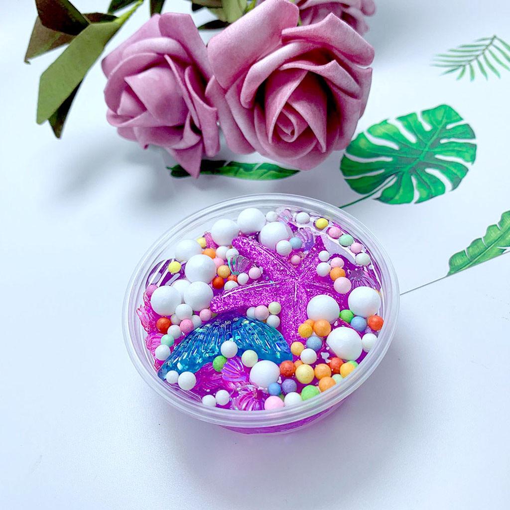 Havfruehale Slime Leke Gave Barn Leke Leire Gjørme for Kunst Håndverk