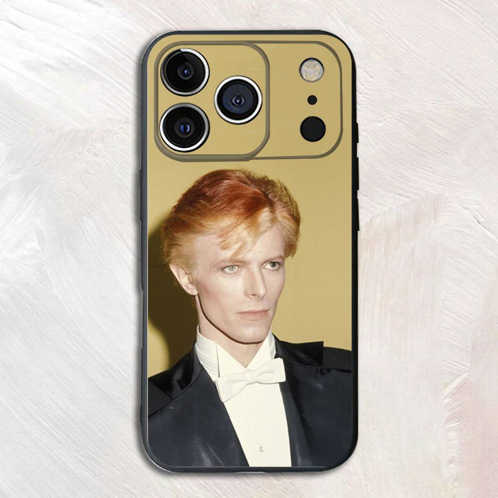 

D-David Singer B-Bowie Phone Case Silicone Phone Case For iPhone 17,16,15,14,13,12,11 X XS Plus Pro Max SE Shockproof Soft Cover iPhone15
