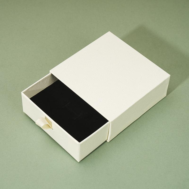 Jewelry Drawer Organizer Box Ring Earring Bracelet Necklace Pendant Portabl Storage Paper Case Jewellery Packaging Display