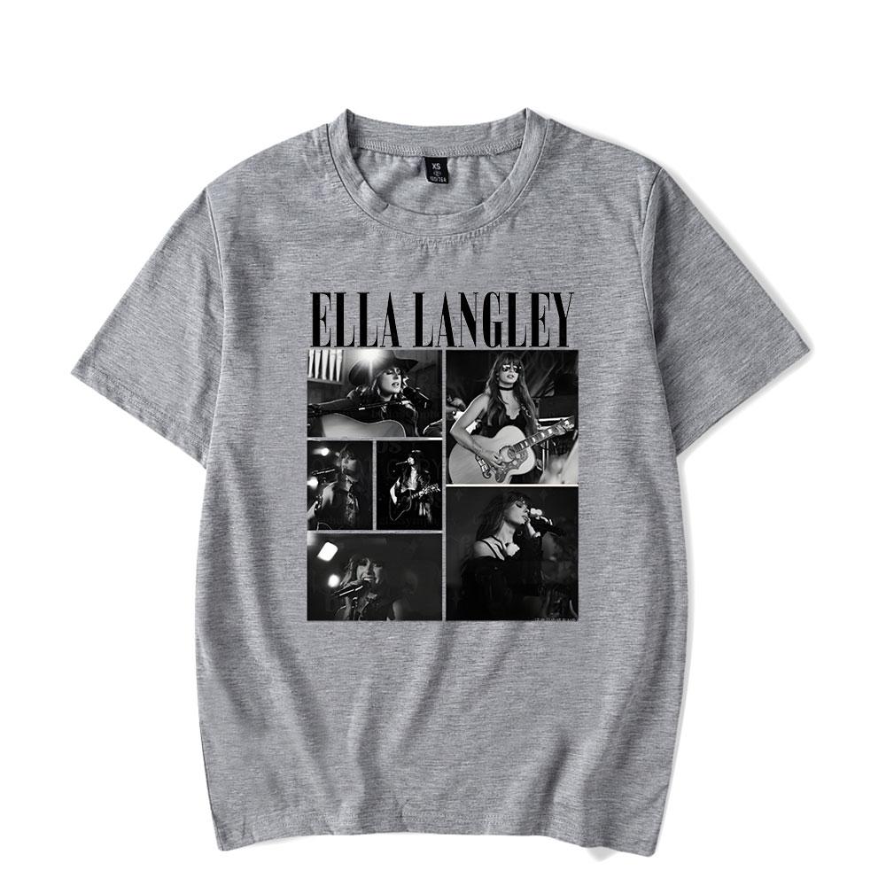 2026Ella Langley Merch Trendy Short Sleeve T Shirt Unisex Sport Pullover Harajuku Y2k T Shirt TopEasy MoveUnisext