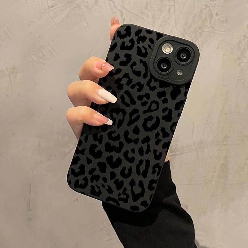 Leopard Print Graphic Phone Case for iPhone 15 14 13 12 11 X XR Xs SE2 SE 8 7 Plus Pro Max Mini Silicone Back Cover