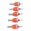 5pcs High Speed Steel Adjustable Depth Drill Bit Wood Countersink Bit Kit  Woodworking Drilling