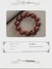 Rosewood High-Density Carved Prajna Diamond Sutra 2.0 Men's Buddhist Beads Bracelet.