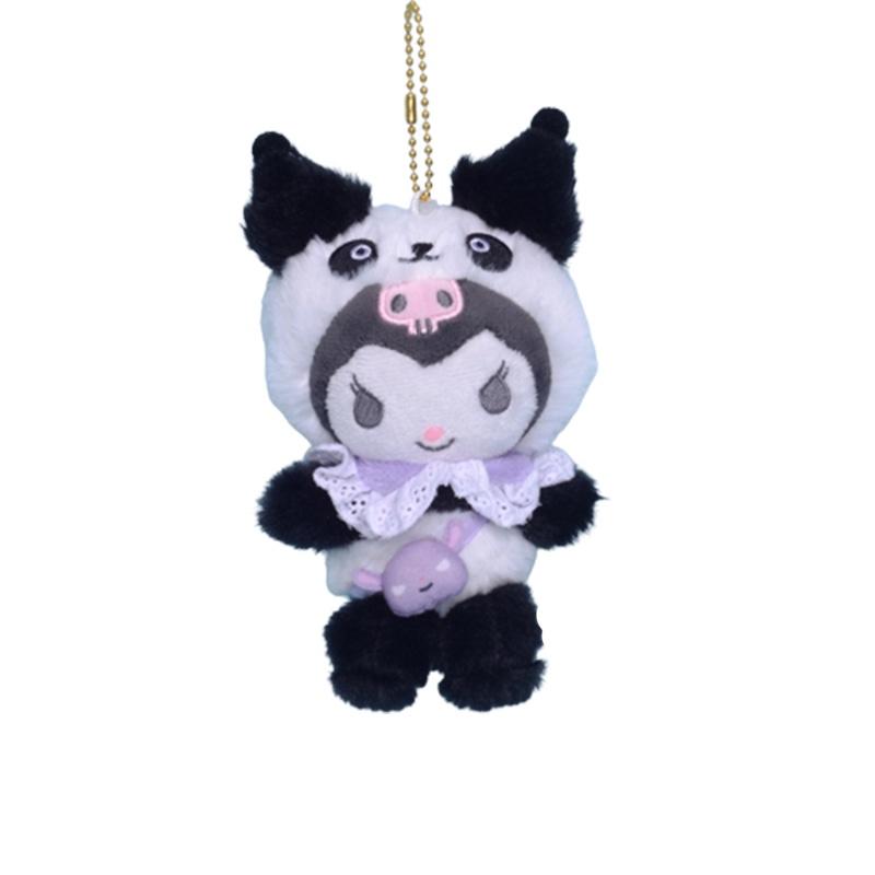 Cute And Cuddly Panda Series Plush Keychains
