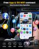 4 Channel 360° Dash Cam Front Rear Inside & Left Right,4K+1080P*3 FHD Car Camera,5GHz WiFi & App Control,8 IR Lamps Night Vision,24H Parking Mode