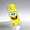 Cartoon Classic S-spongebobs Phone Case Transparent Silicone Soft For Samsung S25,S24,S21,S22,S23,S30,Ultra,S20,Plus,Fe