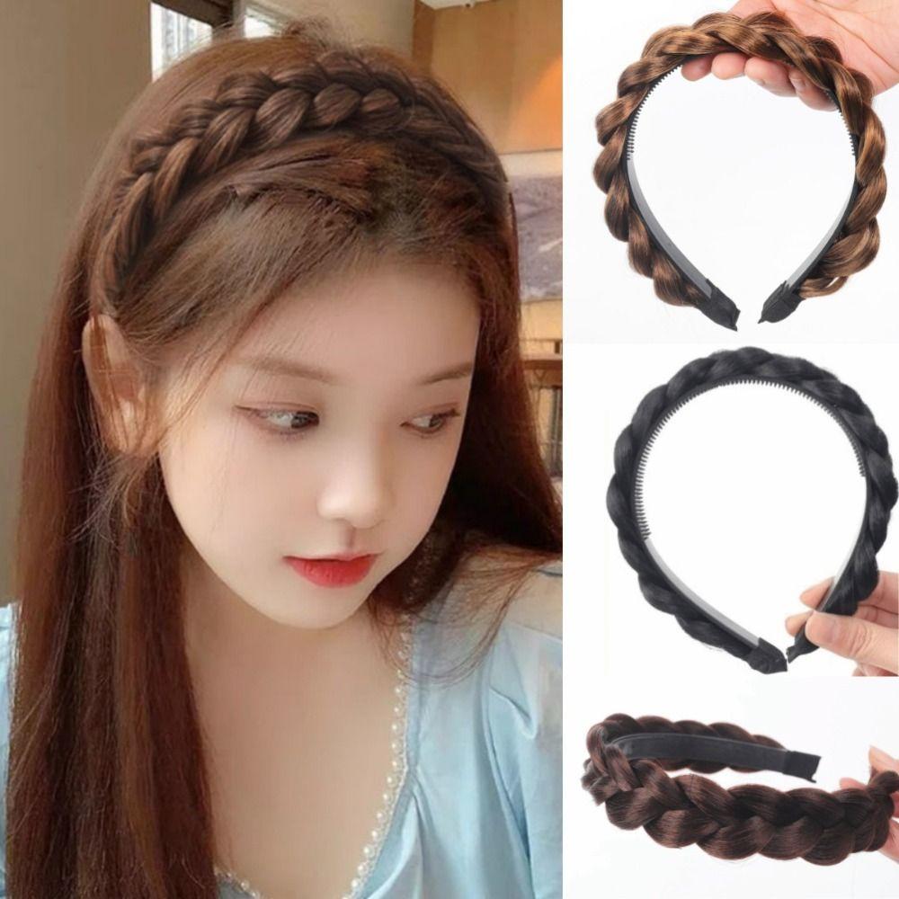 Synthetic Women Hoop Fashion Elastic Non-slip Hair Bands  For Women And Girl
