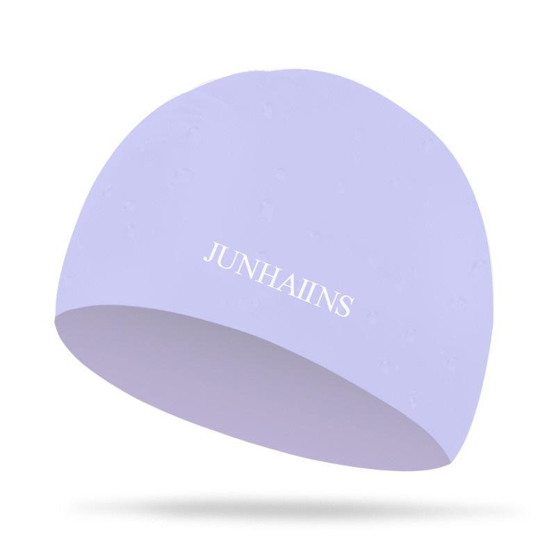Professional PU Silicone Swimming Cap Set for Men Women Comfortable Waterproof Adult Non-Tightening Swim Cap